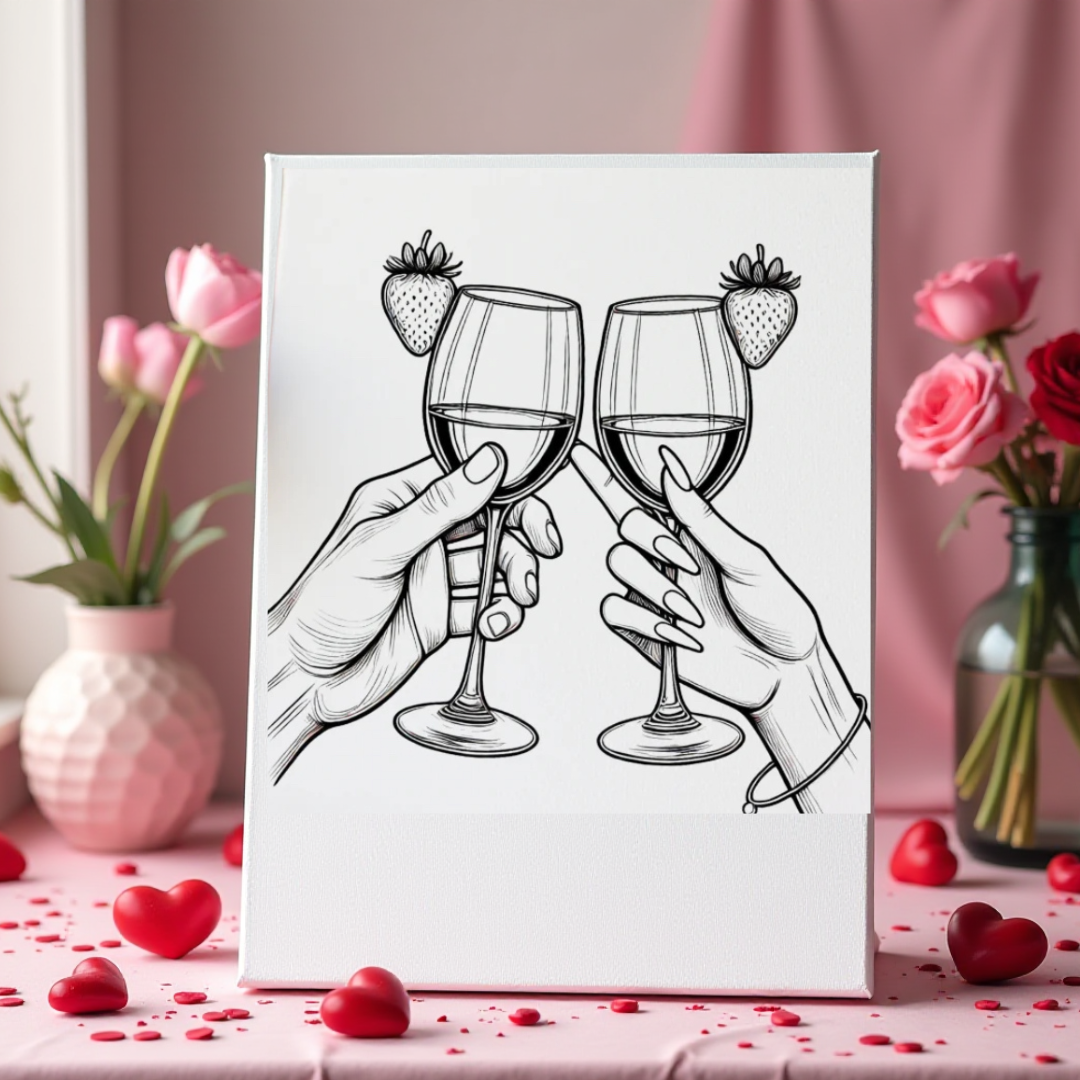 Love Strokes: Sip, Paint, and Celebrate Love